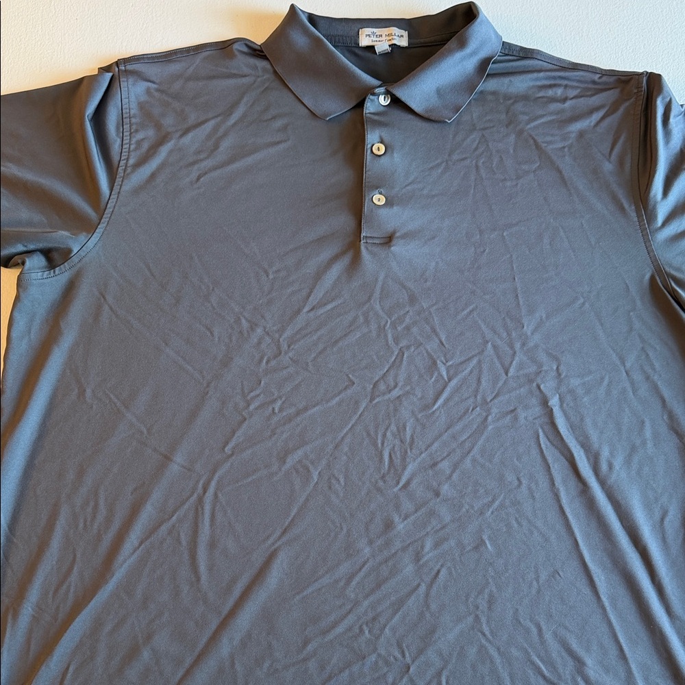 Peter Millar Charcoal Polo Shirt